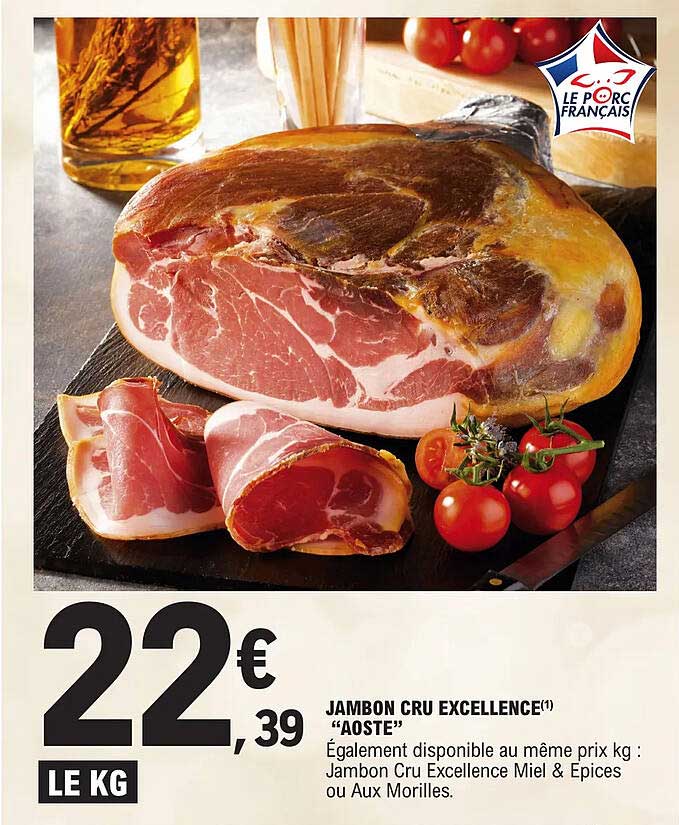 Jambon Cru Excellence "aoste"