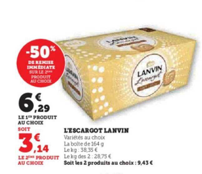 l'escargot lanvin