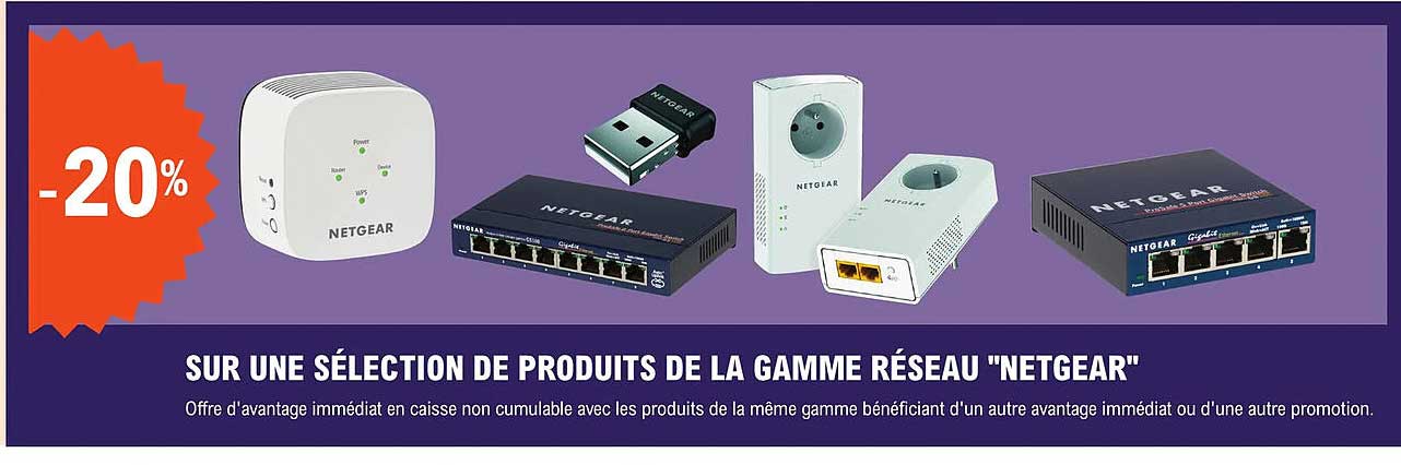 la gamme réseau "netgear"