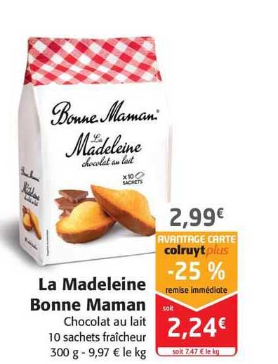 la madeleine bonne maman