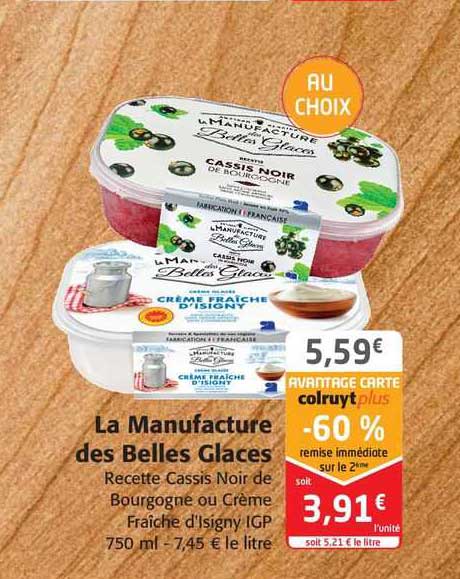 la manufacture des belles glaces
