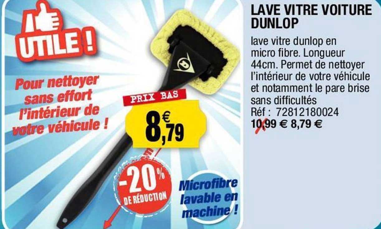 lave vitre voiture dunlop
