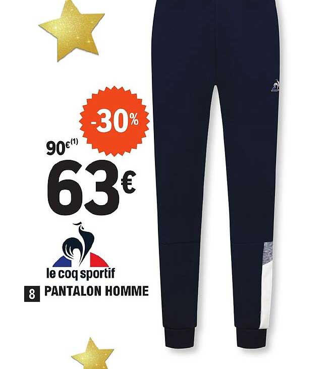 le coq sportif pantalon homme