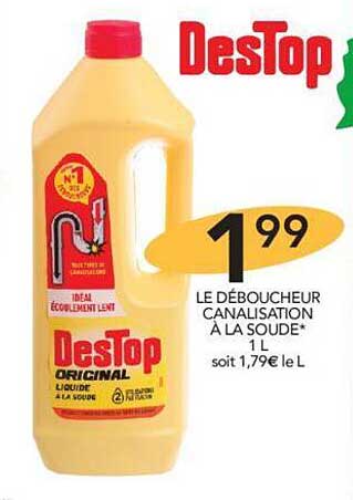 le déboucheur canalisation à la soude destop