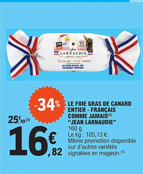 le foie gras de canard entier - français comme jamais "jean larnaudie"
