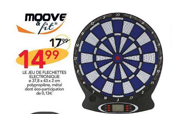 le jeu de fléchettes électronique moove & fit