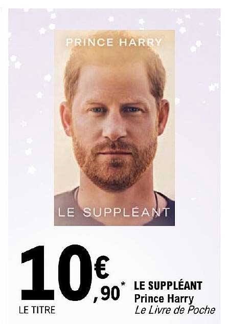 le suppléant prince harry
