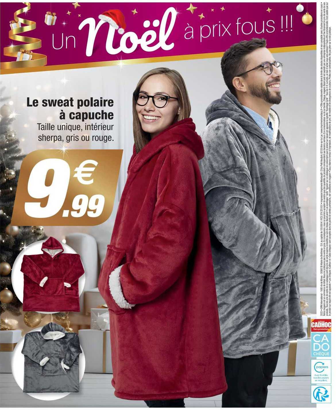 Le Sweat Polaire à Capuche