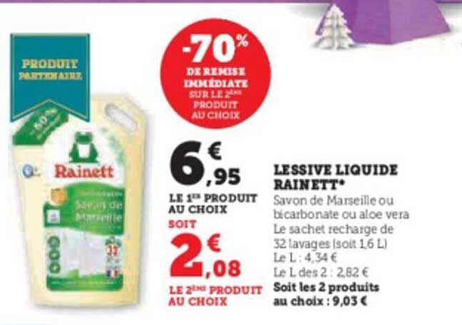 Lessive Liqudie Rainett