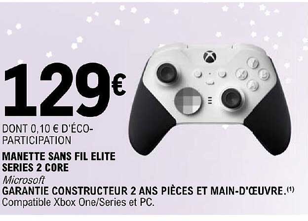 manette sans fil élite séries 2 core
