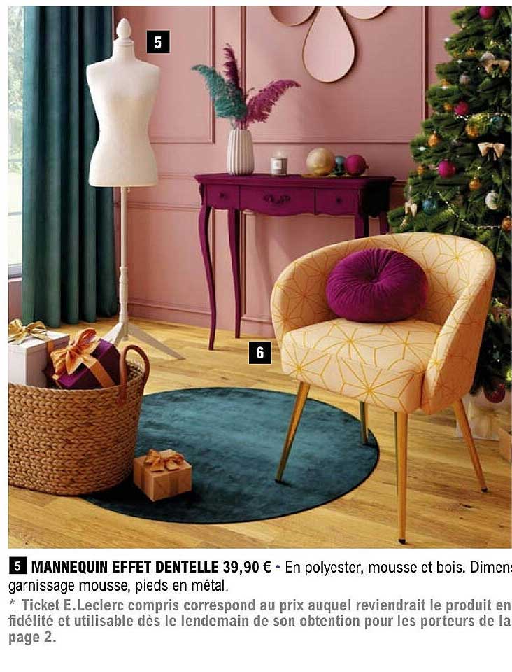 Mannequin Effet Dentelle