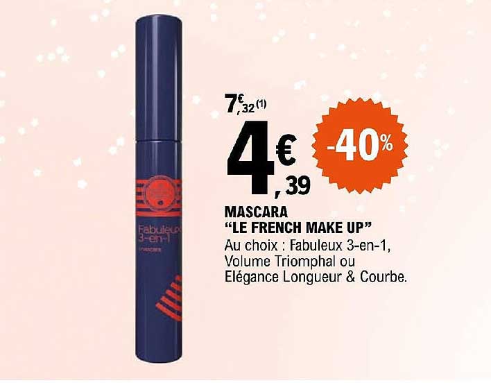 mascara "le french make up"