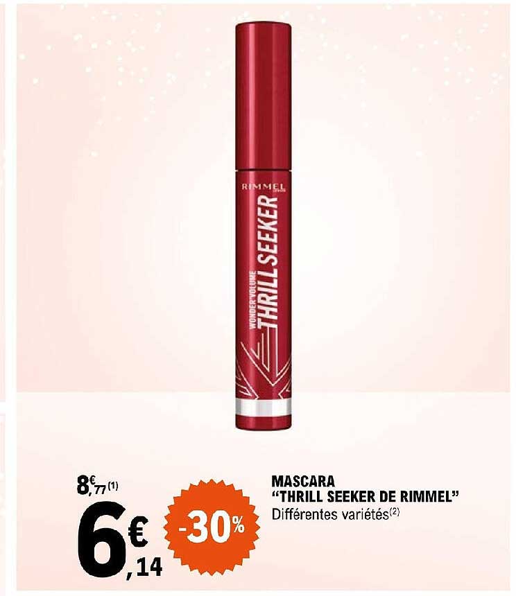 mascara "thrill seeker de rimmel"