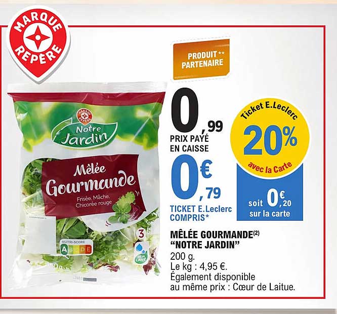 mêlée gourmande "notre jardin"