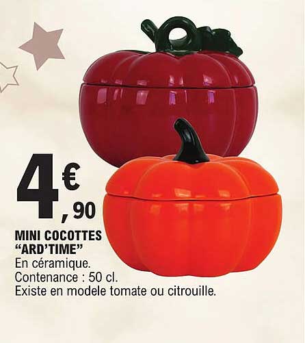 mini cocottes "ard'time"