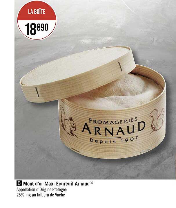 mont d'or maxi écureuil arnaud