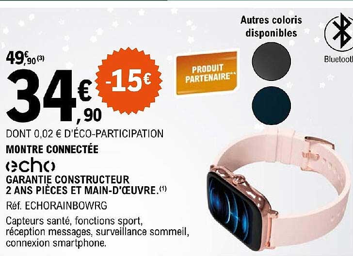montre connectée echo