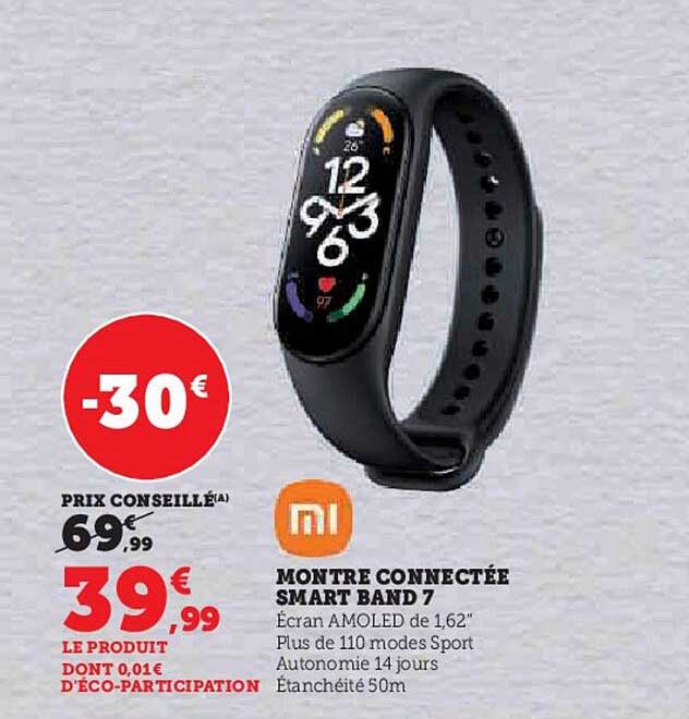 montre connectée smart band 7