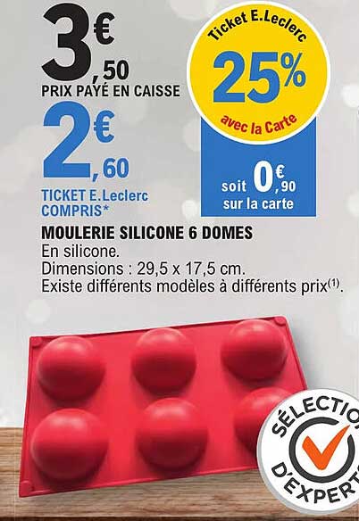 moulerie silicone 6 domes
