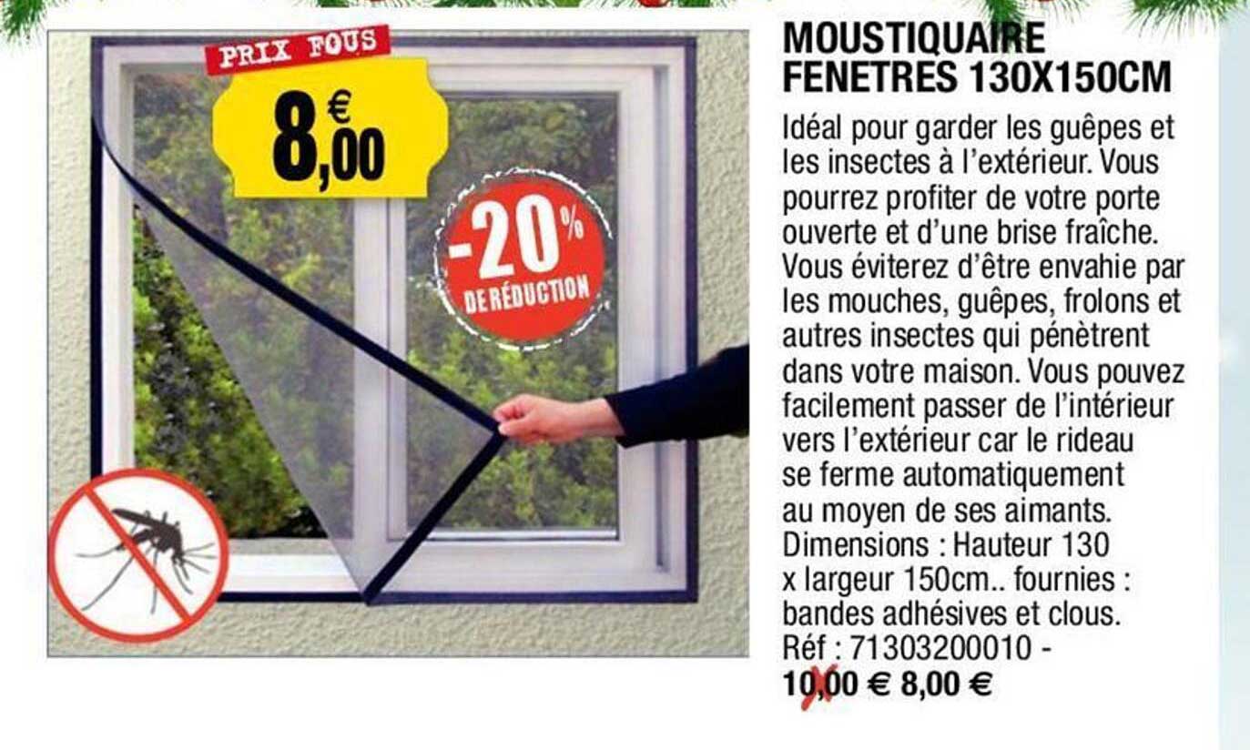 Moustiquaire Fenetres 130x150cm