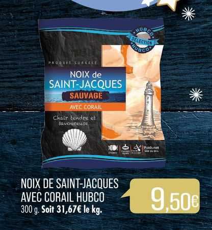 Noix De Saint-jacques Avec Corail Hubco