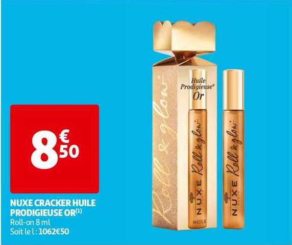 nuxe cracker huile prodigieuse or