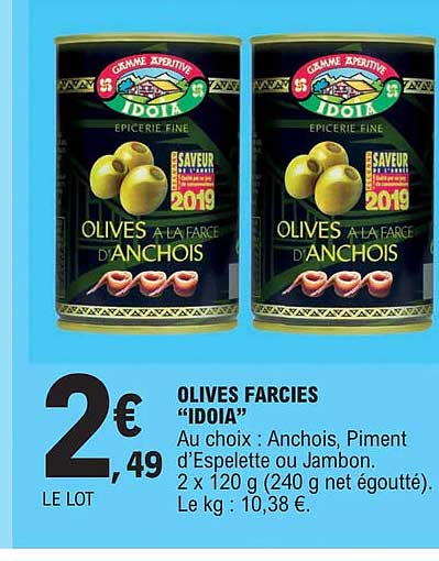 olives farcies "idoia"