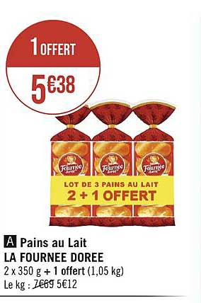 pains au lait la fournée dorée