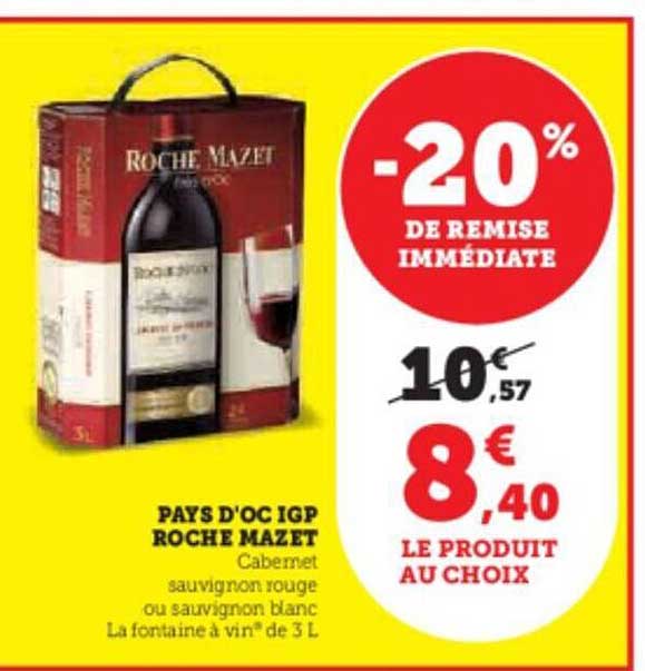 pays d'oc igp roche mazet