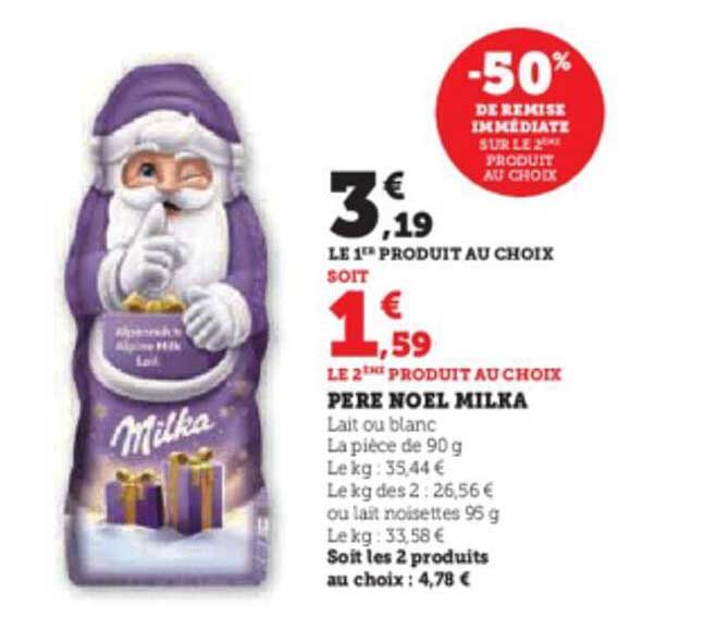 père noël milka