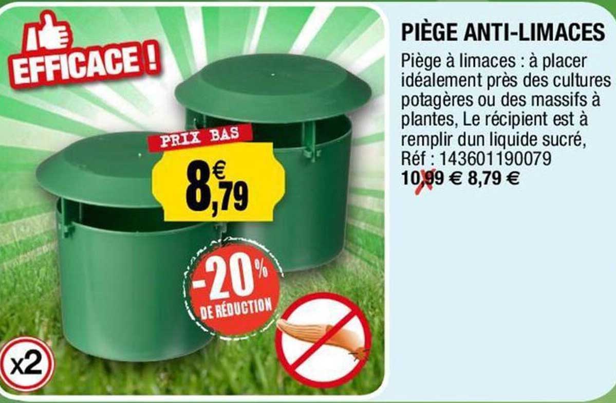 piège anti-limaces