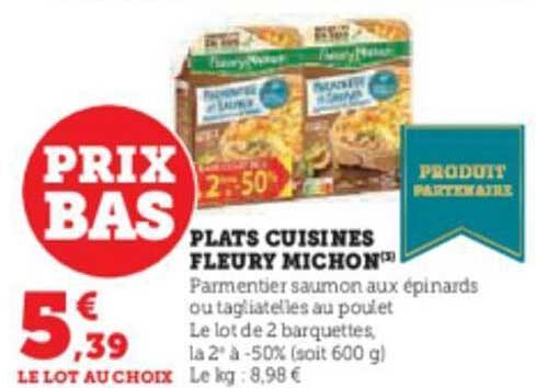 plats cuisinés fleury michon
