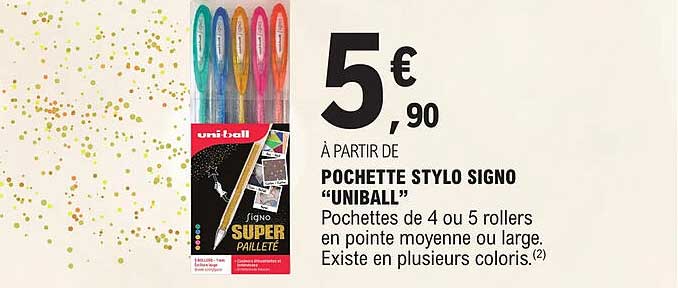 Pochette Stylo Signo "uniball"