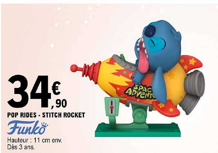 pop rides - stitch rocket funko