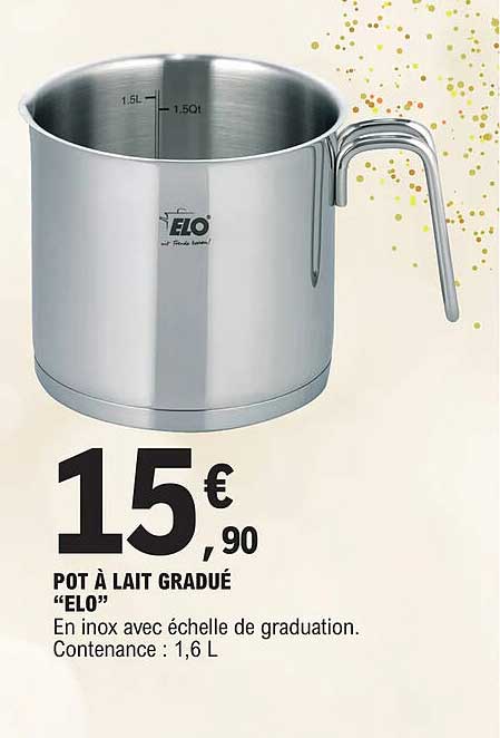 pot à lait gradué "elo"