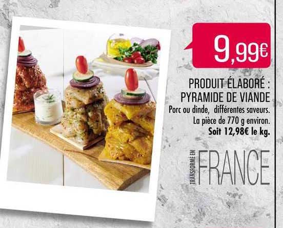 Produit élaboré Pyramide De Viande