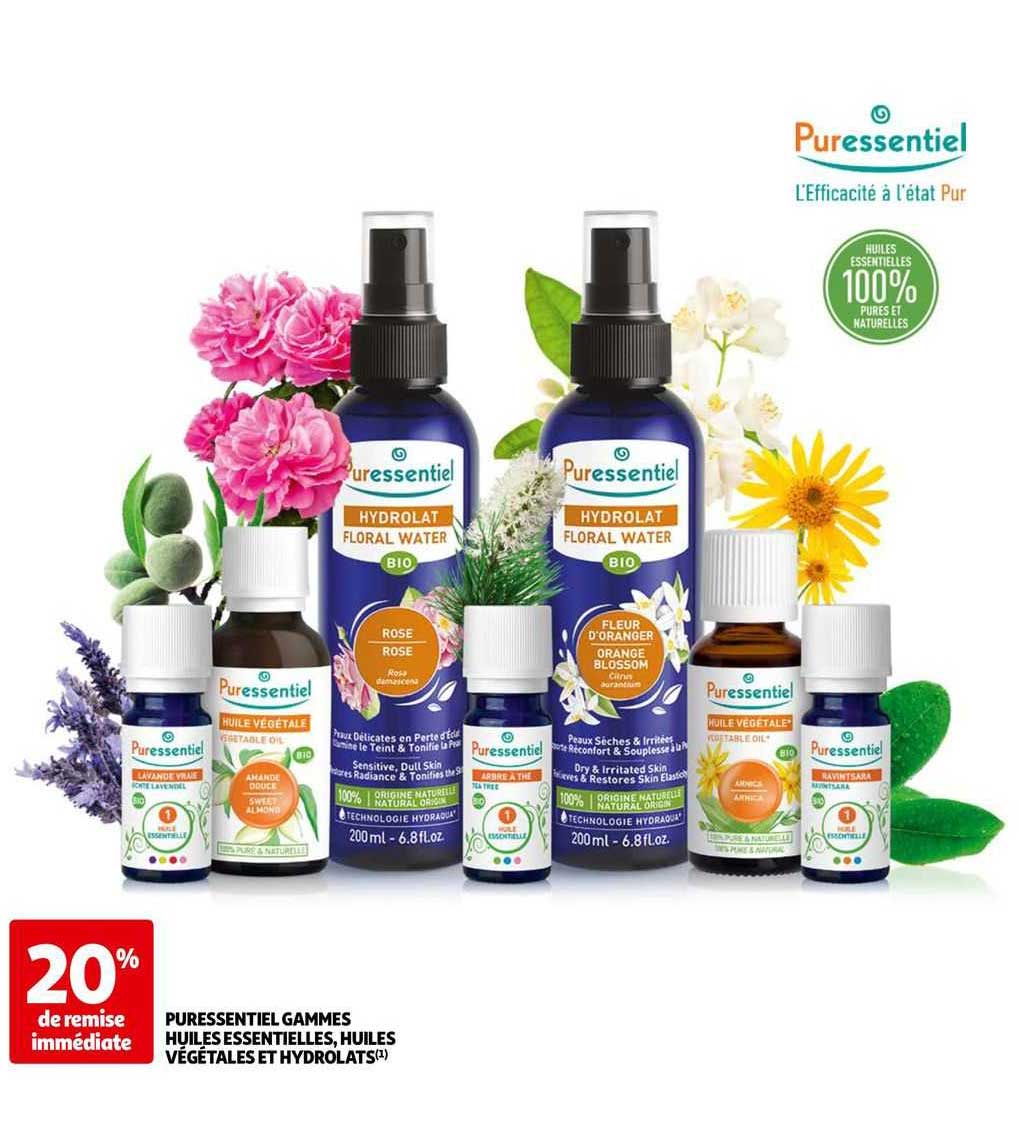puressentiel gammes huiles essentielles, huiles végétales et hydrolats