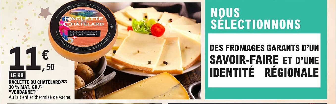 raclette du chatelard 30% mat.gr. "verdannet"