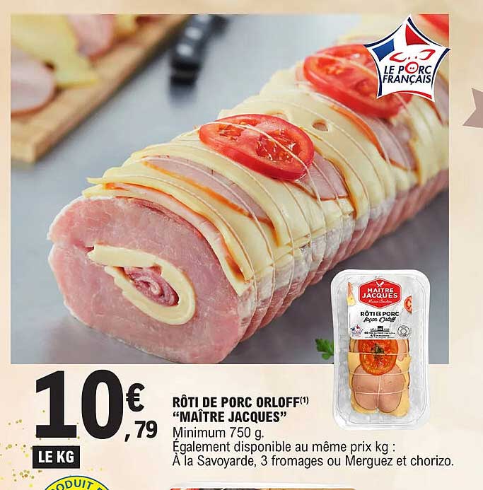 rôti de porc orloff "maître jacques"