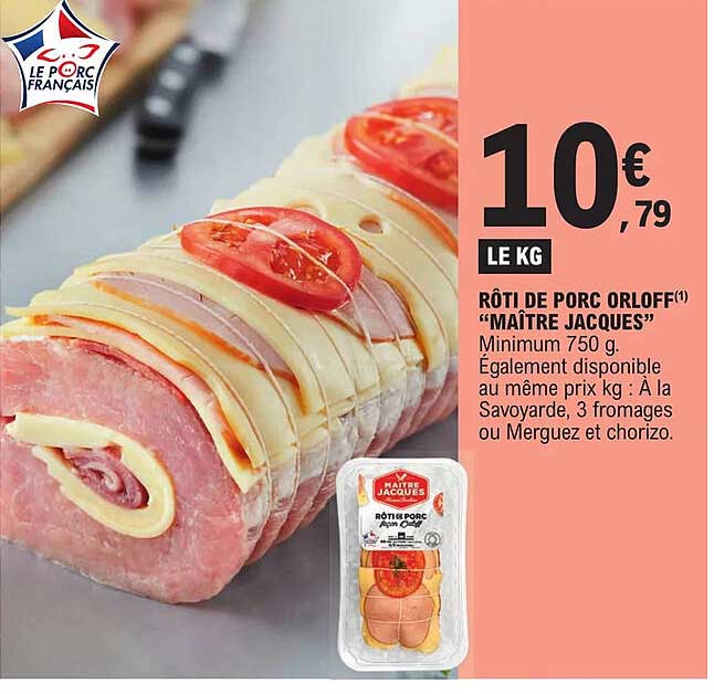rôti de porc orloff "maître jacques"