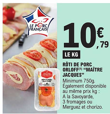 rôti de porc orloff "maître jacques"
