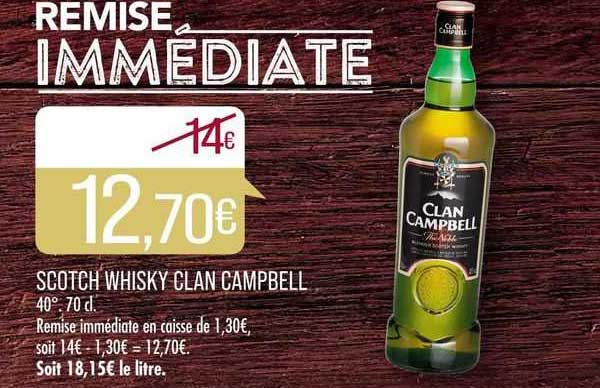 scotch whisky clan campbell