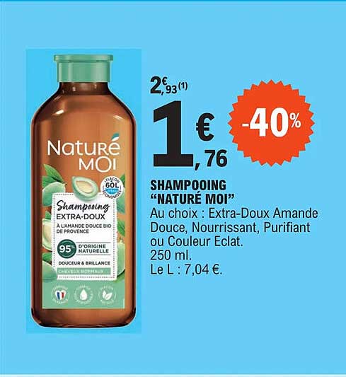 shampooing "naturé moi"