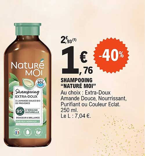 shampooing "naturé moi"