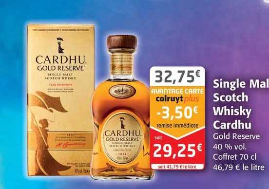 single malt scotch whisky cardhu
