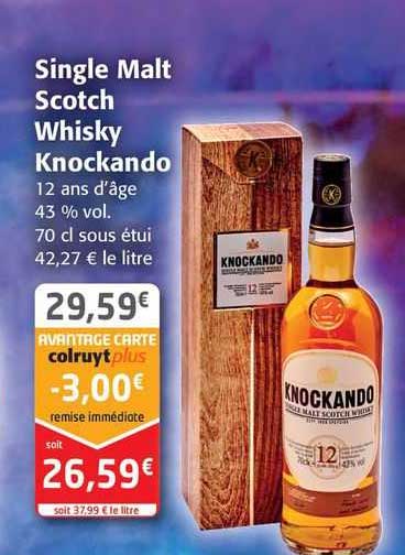 single malt scotch whisky knockando