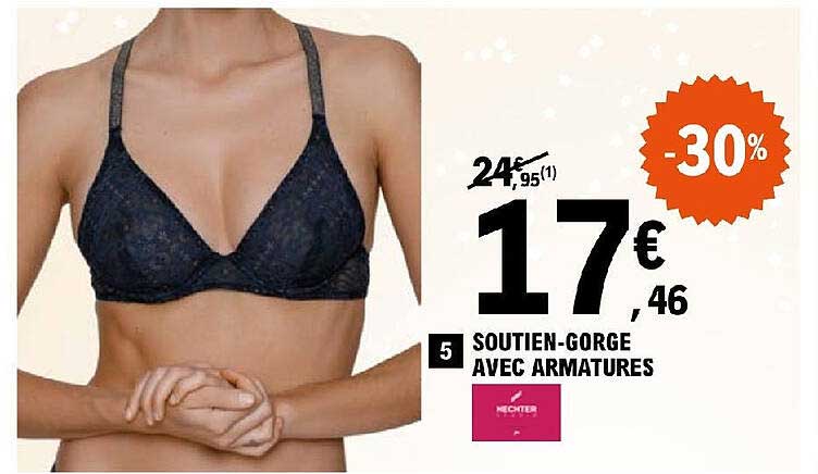 soutien-gorge avec armatures hechter