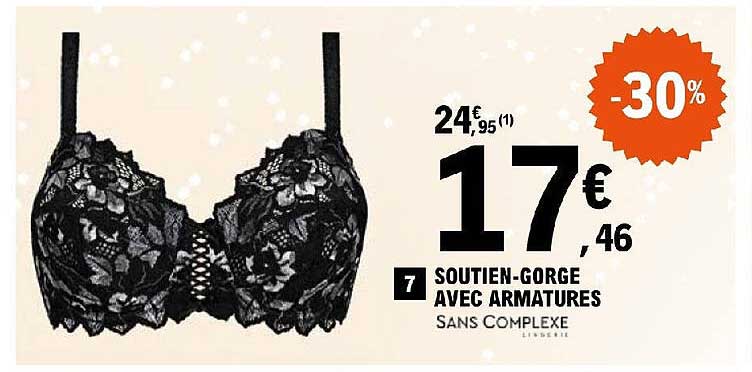 soutien-gorge avec armatures sans complexe