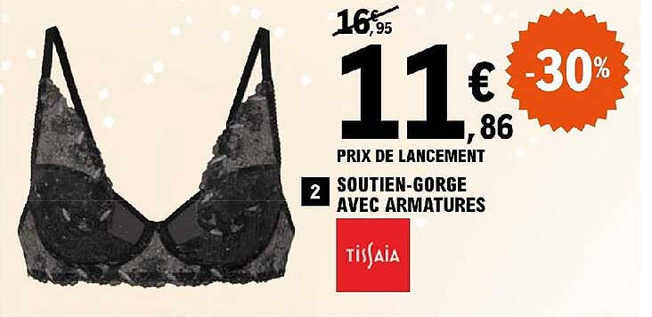 soutien-gorge avec armatures tissaia