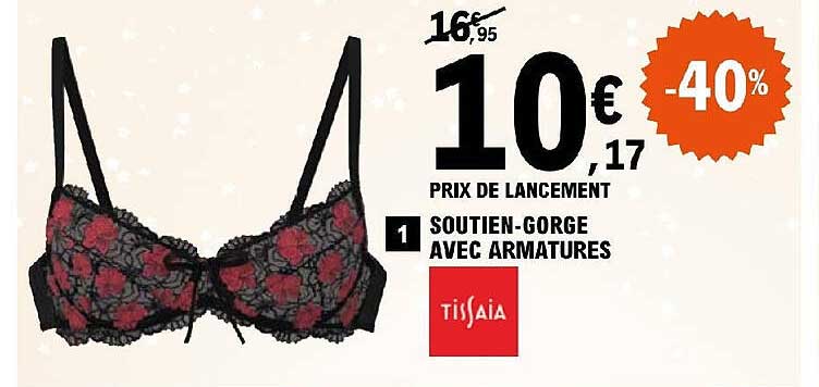 soutien-gorge avec armatures tissaia